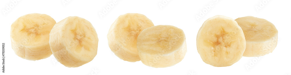Isolated banana on white background Isolated banana on white background