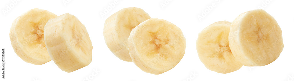 Isolated banana on white background Isolated banana on white background