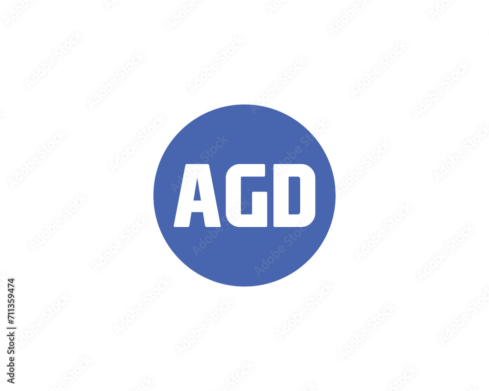 AGD LOGO DESIGN VECTOR TEMPLATE AGD LOGO DESIGN VECTOR TEMPLATE