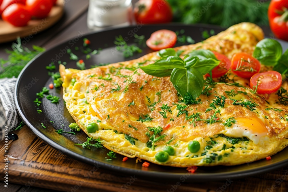 vegetarian omelet scrambled eggs with cheese and vegetables vegetarian omelet scrambled eggs with cheese and vegetables