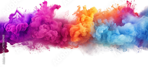 Holi Colorful powder explosion © Shanila