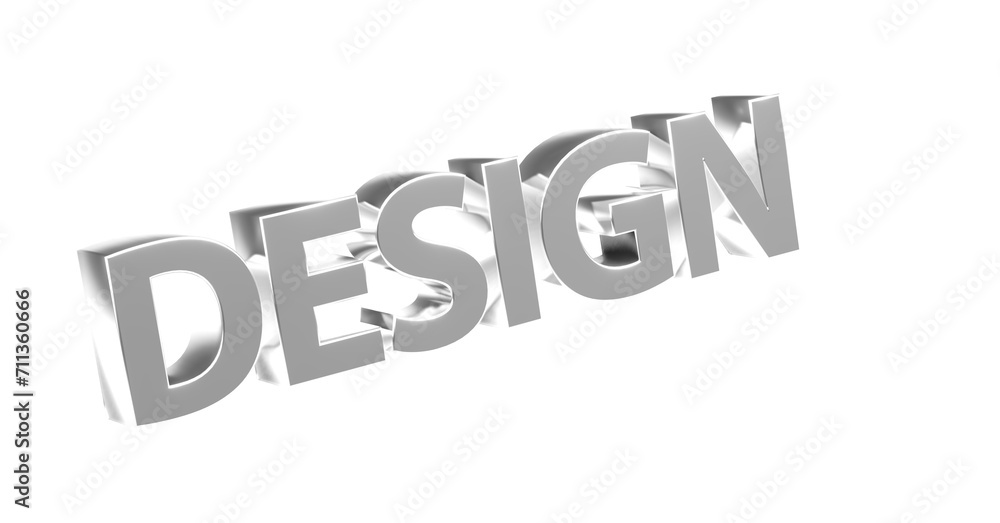Design - silberne plakative 3D-Schrift, Gestaltung, Mode, Architektur, Produktdesign, Webdesign, Grafikdesign, Layout, Rendering, gerendert, Freisteller, Alphakanal Design - silberne plakative 3D-Schrift, Gestaltung, Mode, Architektur, Produktdesign, Webdesign, Grafikdesign, Layout, Rendering, gerendert, Freisteller, Alphakanal