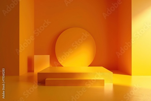 Minimalist luxury abstract gold colorful gradients. Great as a mobile wallpaper, background.
