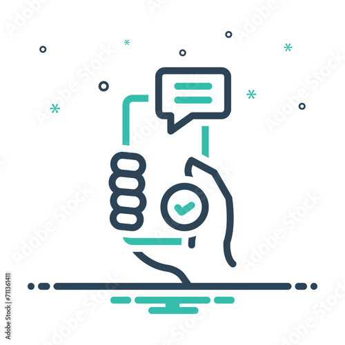 Mix icon for already