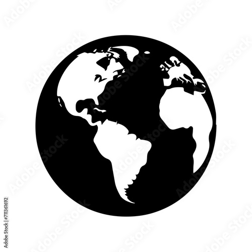 globe icon vector