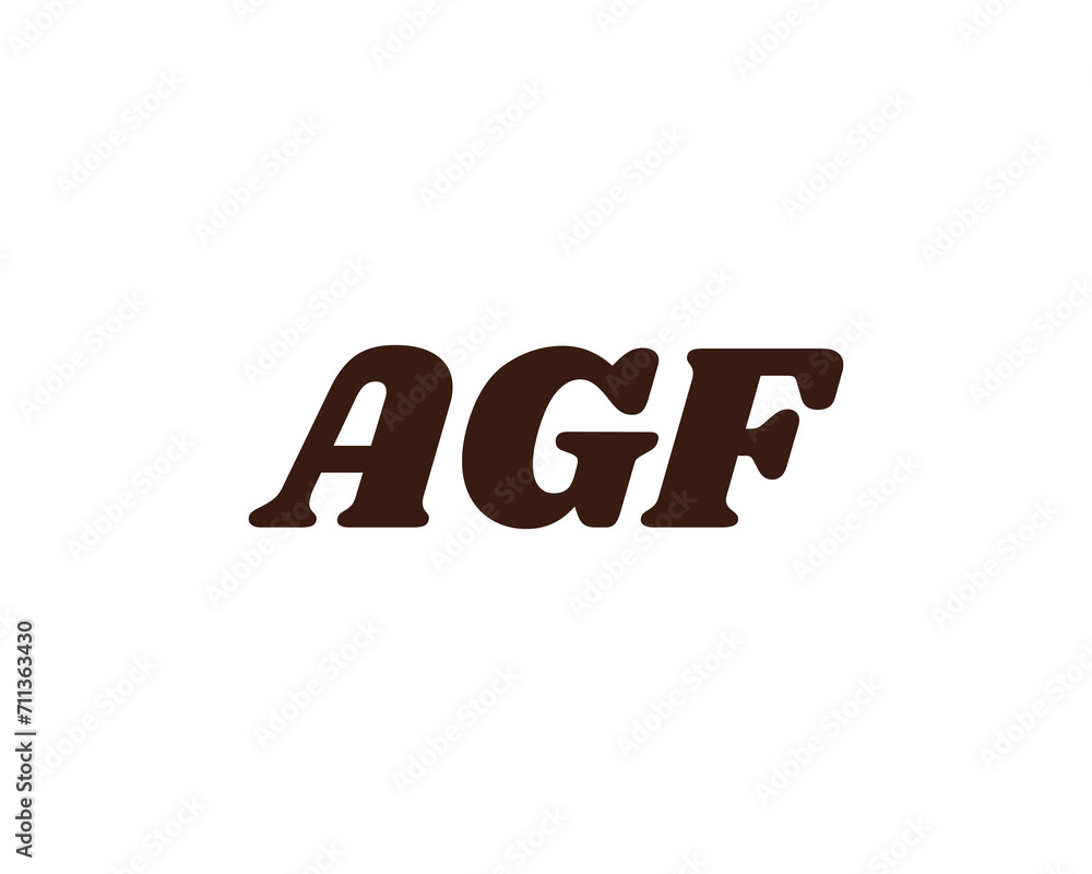 AGF LOGO DESIGN VECTOR TEMPLATE AGF LOGO DESIGN VECTOR TEMPLATE