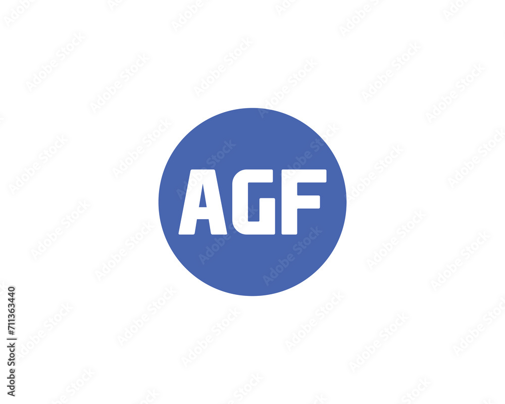 AGF LOGO DESIGN VECTOR TEMPLATE