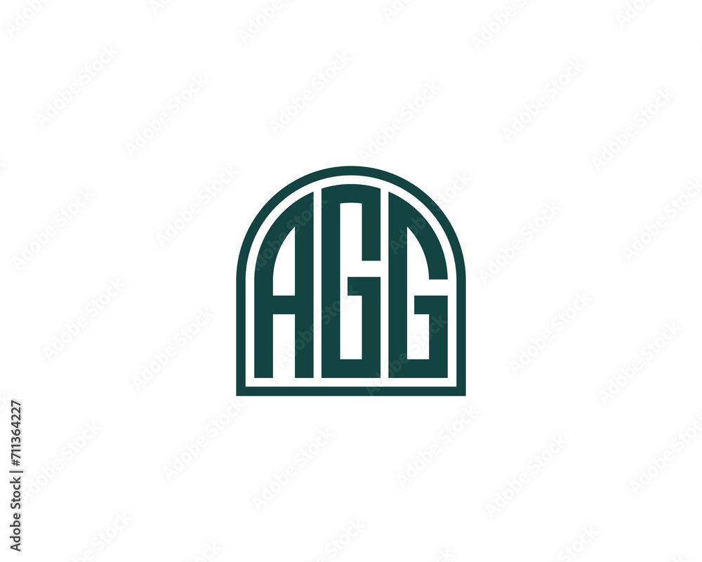 AGG LOGO DESIGN VECTOR TEMPLATE