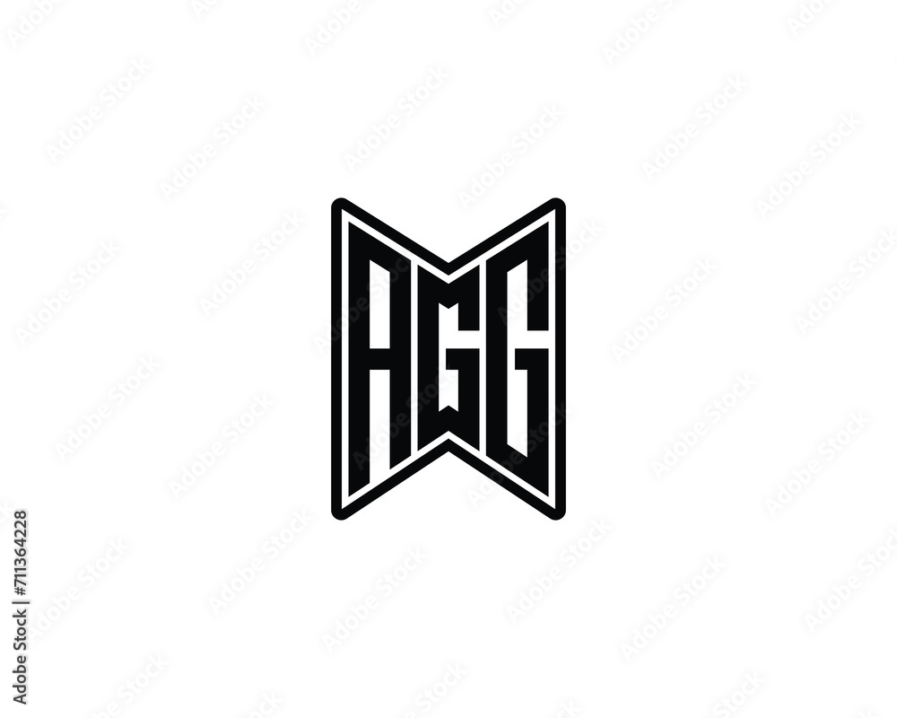 AGG LOGO DESIGN VECTOR TEMPLATE