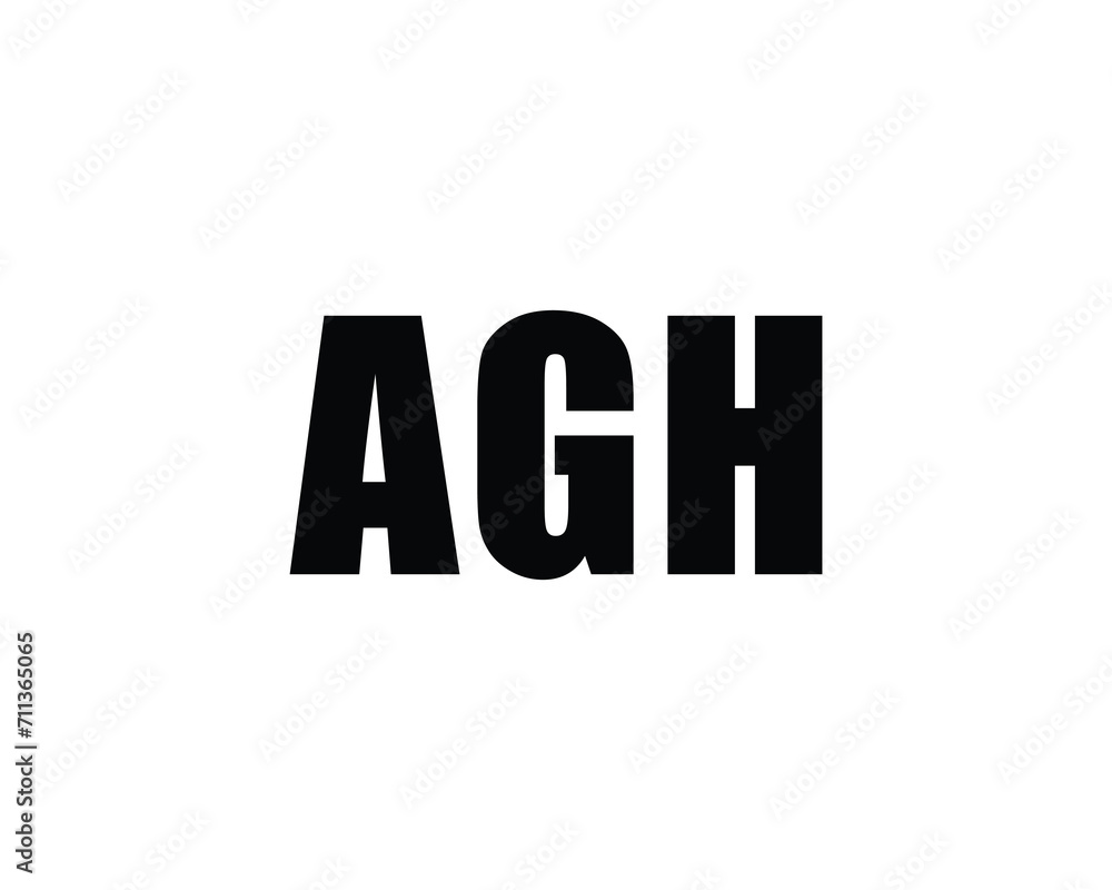 AGH LOGO DESIGN VECTOR TEMPLATE AGH LOGO DESIGN VECTOR TEMPLATE