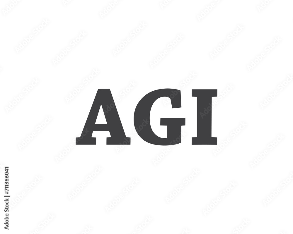 AGI LOGO DESIGN VECTOR TEMPLATE AGI LOGO DESIGN VECTOR TEMPLATE