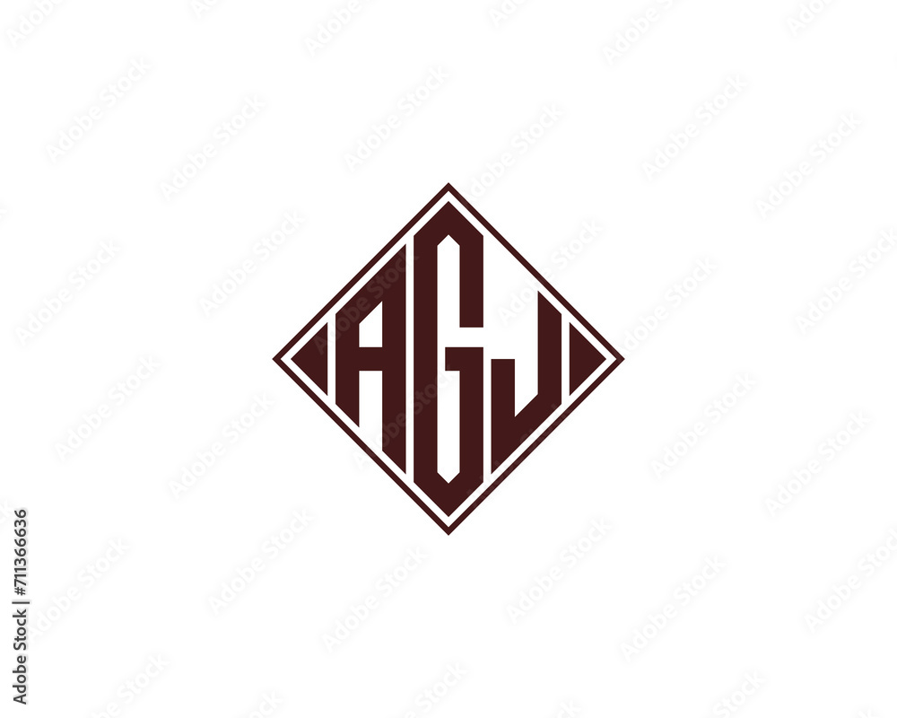 AGJ LOGO DESIGN VECTOR TEMPLATE