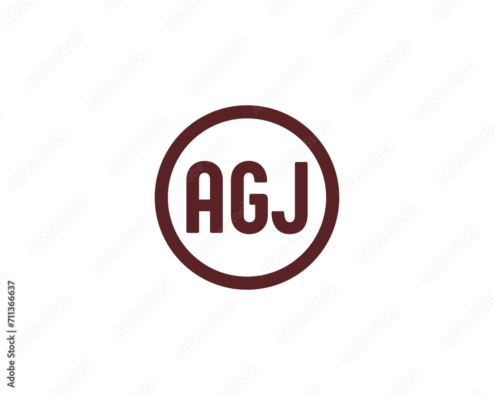 AGJ LOGO DESIGN VECTOR TEMPLATE AGJ LOGO DESIGN VECTOR TEMPLATE