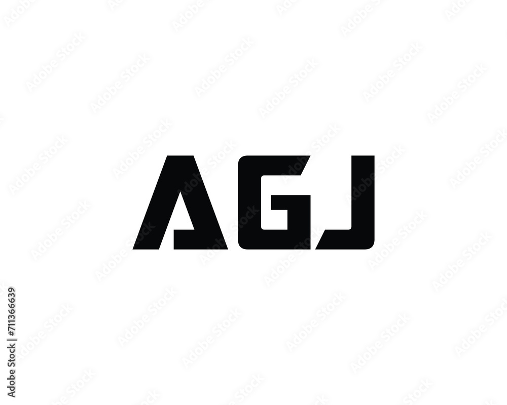AGJ LOGO DESIGN VECTOR TEMPLATE AGJ LOGO DESIGN VECTOR TEMPLATE
