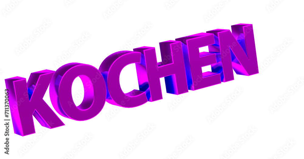 Kochen - plakative pinke violette 3D-Schrift, Kochen, Rezepte, Zubereitung, Lebensmittel, Gerichte, Kochkunst, Genuss, Küche, Rendering, Freisteller, Alphakanal. Kochen - plakative pinke violette 3D-Schrift, Kochen, Rezepte, Zubereitung, Lebensmittel, Gerichte, Kochkunst, Genuss, Küche, Rendering, Freisteller, Alphakanal.
