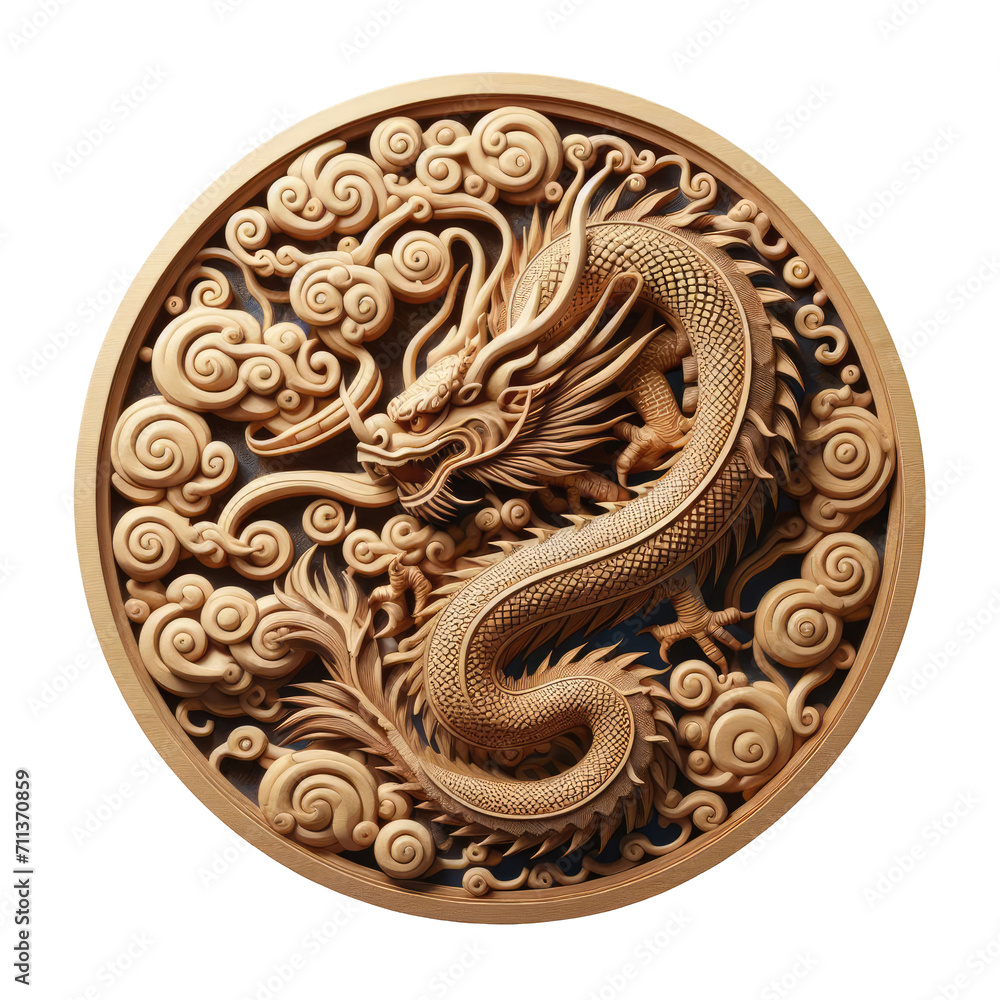 the Chinese New Year with Dragon Icon and symbol in Chinese culture the Chinese New Year with Dragon Icon and symbol in Chinese culture