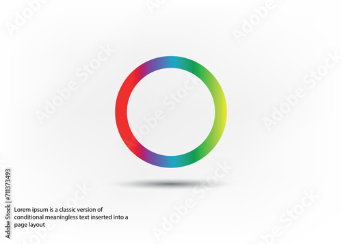 abstract background with round circle