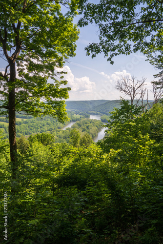 Allegheny National Forest Overlook of the Allegheny River in Pennsylvania © Zack Frank