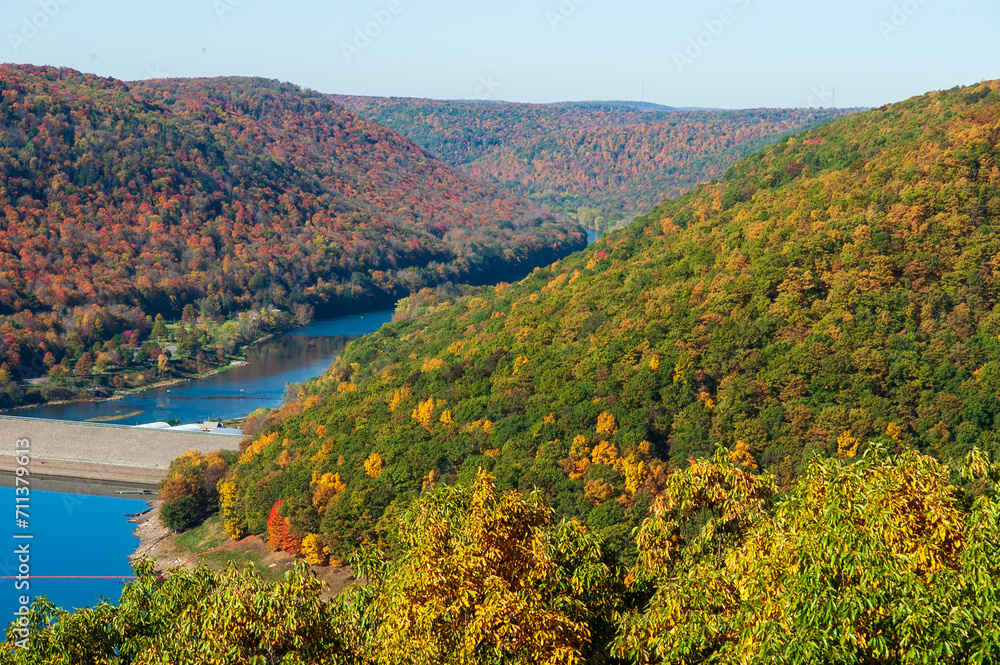 Kinzua Dam at Allegheny National Forest in Pennsylvania