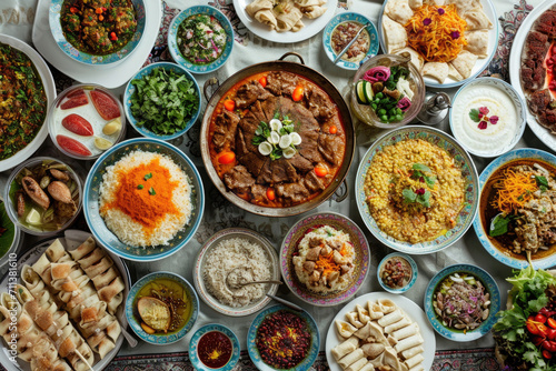 Nowruz feast of culinary delights