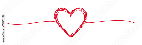 Heart shaped tangled grungy scribble png clipart