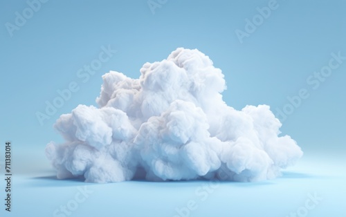 Fluffy white cloud