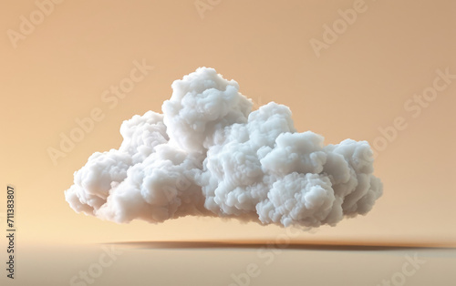 Fluffy white cloud