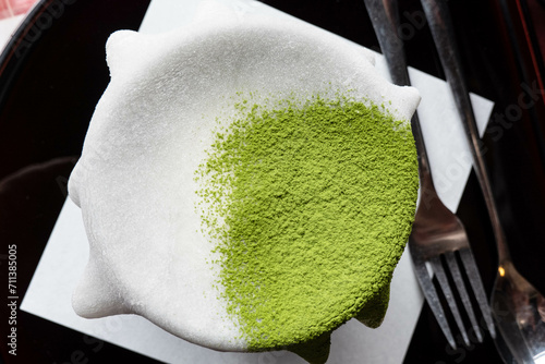 和スウィーツ「抹茶シフォンケーキ」