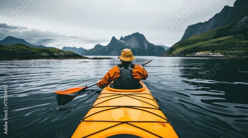 Whitewater Kayaking Action © William