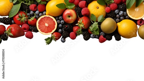 varies fruits background