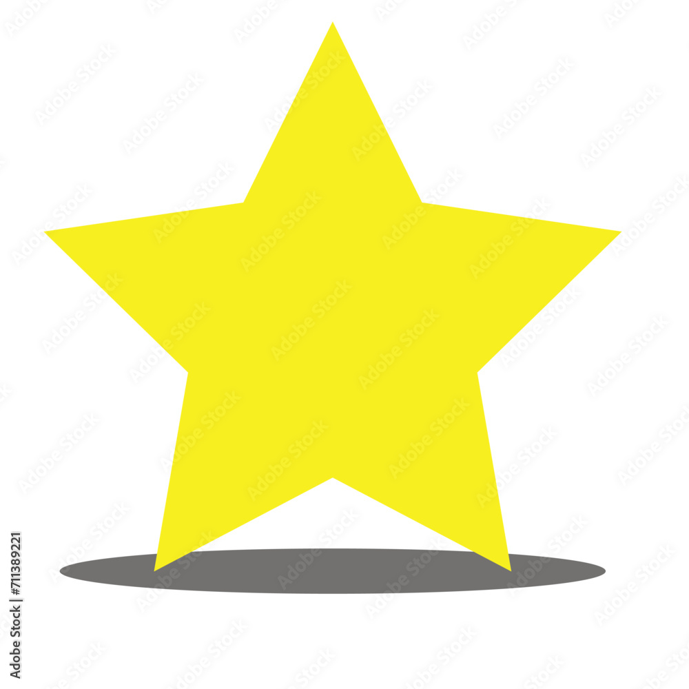 Obraz premium Star vector icons. Set of star symbols isolated