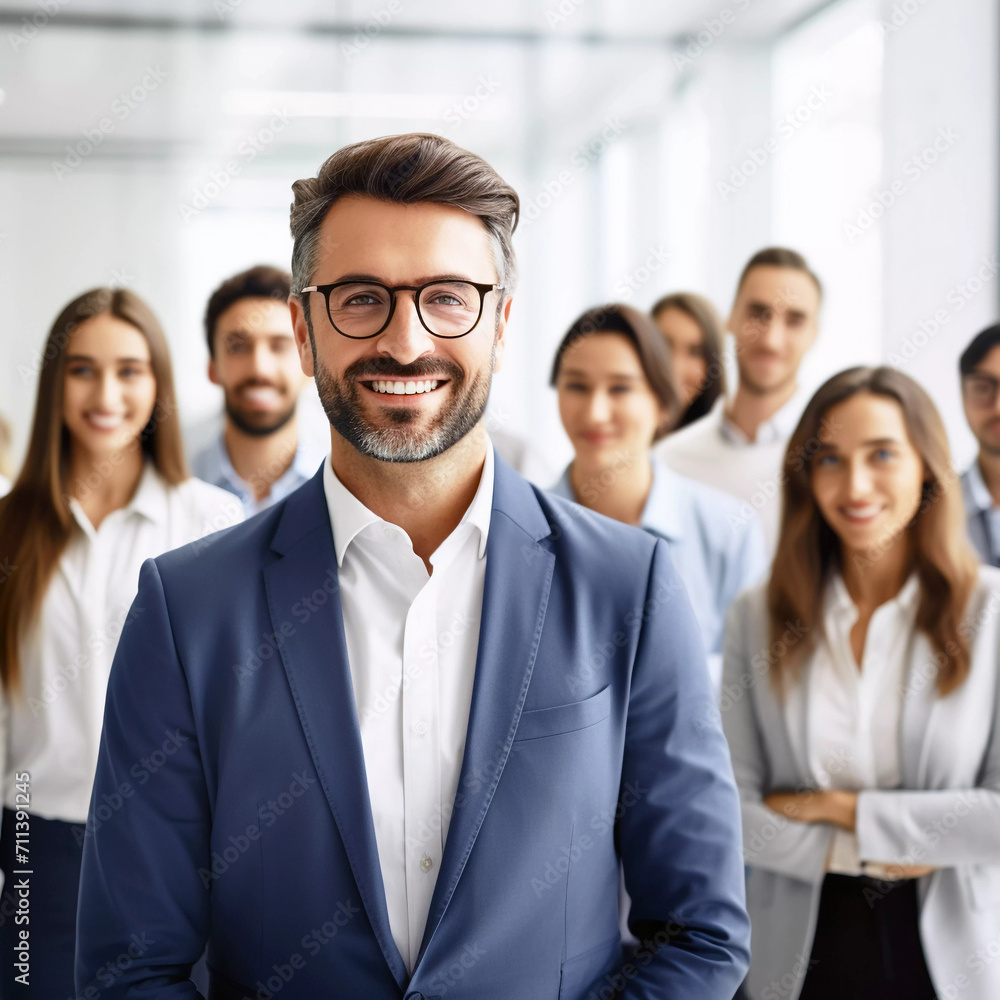 Business people team group portrait. Generative ai. Business people team group portrait. Generative ai.