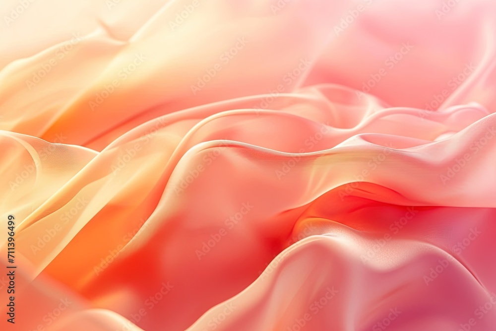 Fototapeta premium Minimalist luxury abstract peach fuzz colorful pantone gradients. Great as a mobile wallpaper, background.