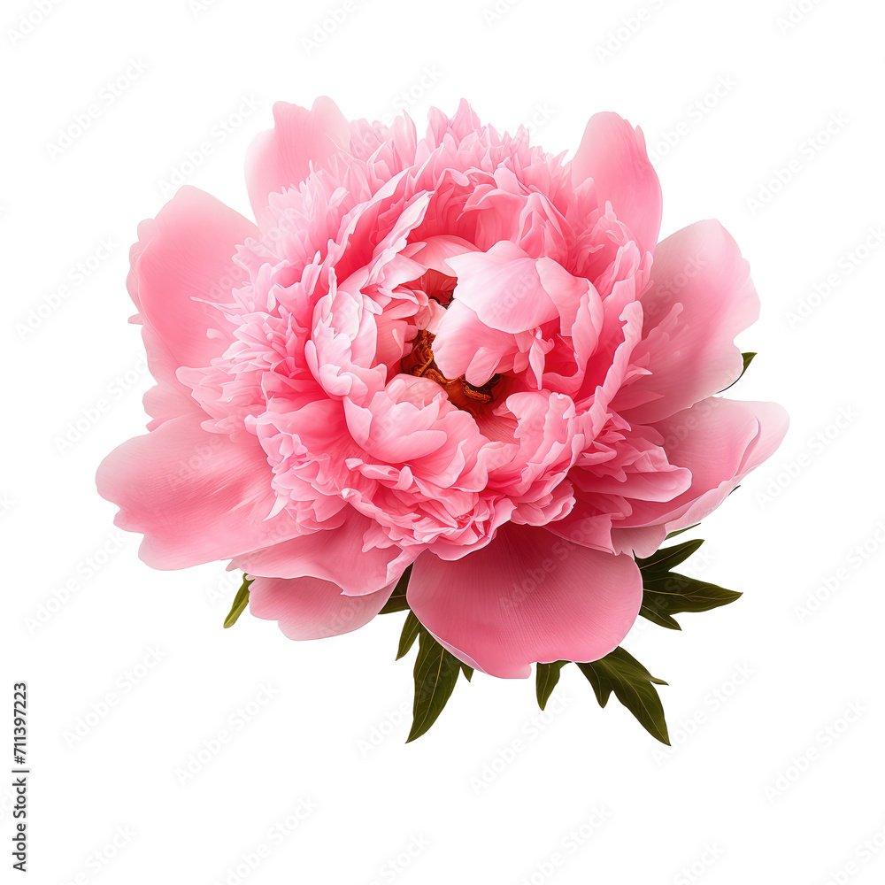 Beautiful peony flower isolated on white. Beautiful peony flower isolated on white.