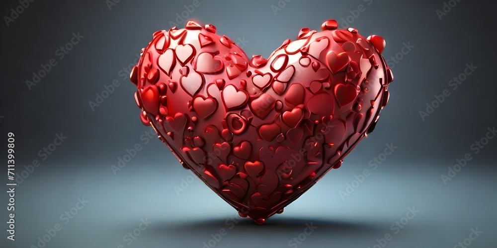 red heart on black red heart on black