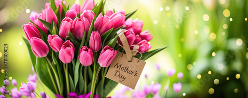 A bouquet of tulips flowers...