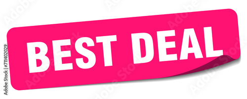 best deal sticker. best deal label