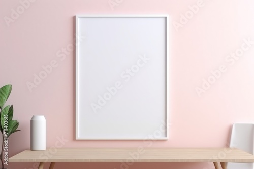 blank frame close up + background 