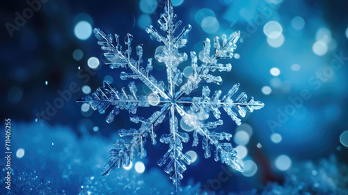 Snowflake Enchantment: Winter Photography with Overlays