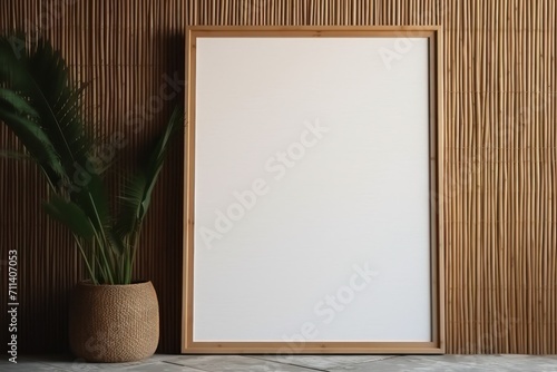 blank frame close up + background 
