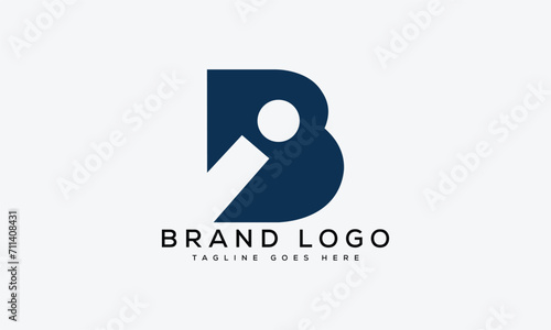 letter BI logo design vector template design for brand.