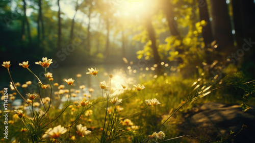 Serenity in Nature: Enhance Serenity in Nature Photography with Delicate Lens Flares