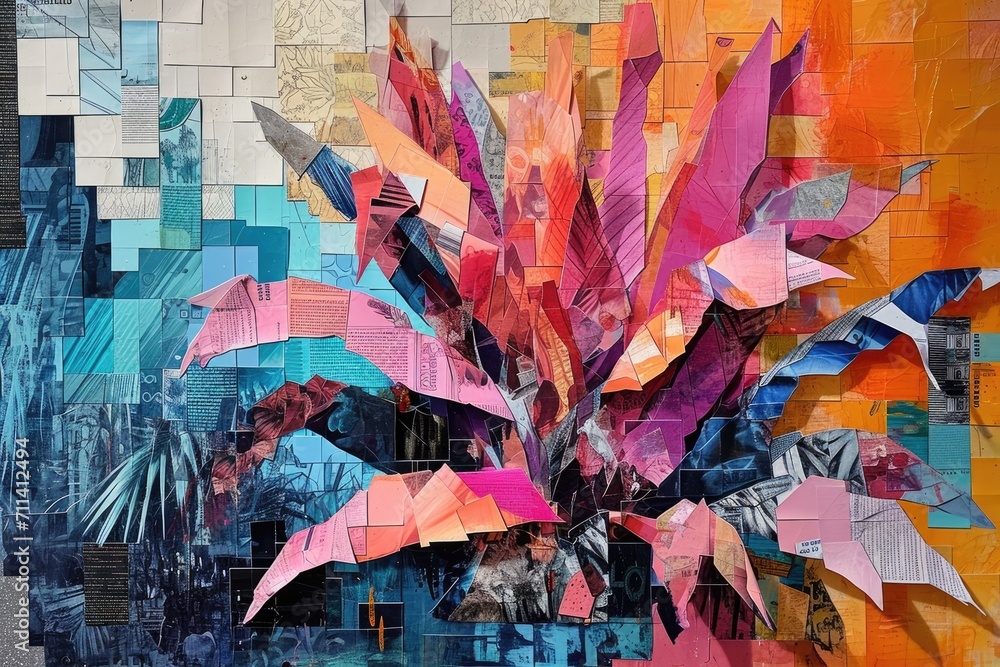 Naklejka premium Vibrant Abstraction