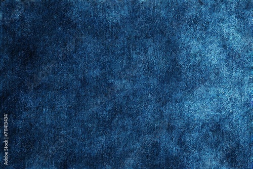 Beautiful Decorative Navy Blue Stucco Wall Background. Art Abstract Grunge Texture 