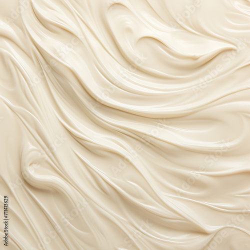 Close up of a creamy cream texture background for use in design