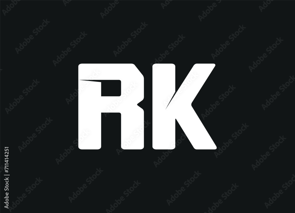 RK Letter Logo Desigen and Initial Logo Desigen RK Letter Logo Desigen and Initial Logo Desigen