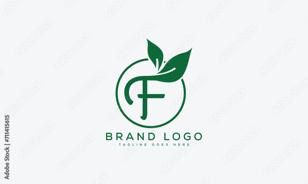 letter F logo design vector template design for brand. letter F logo design vector template design for brand.