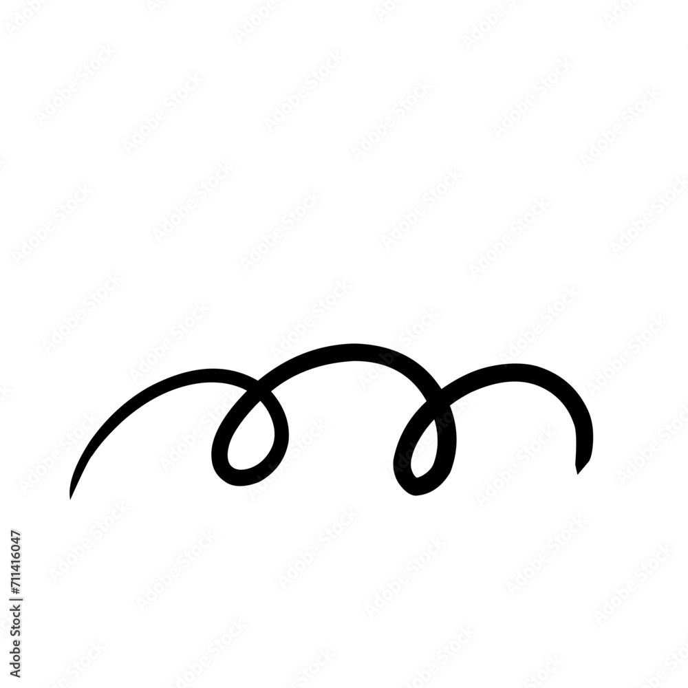Calligraphic swirl flourish collection Calligraphic swirl flourish collection