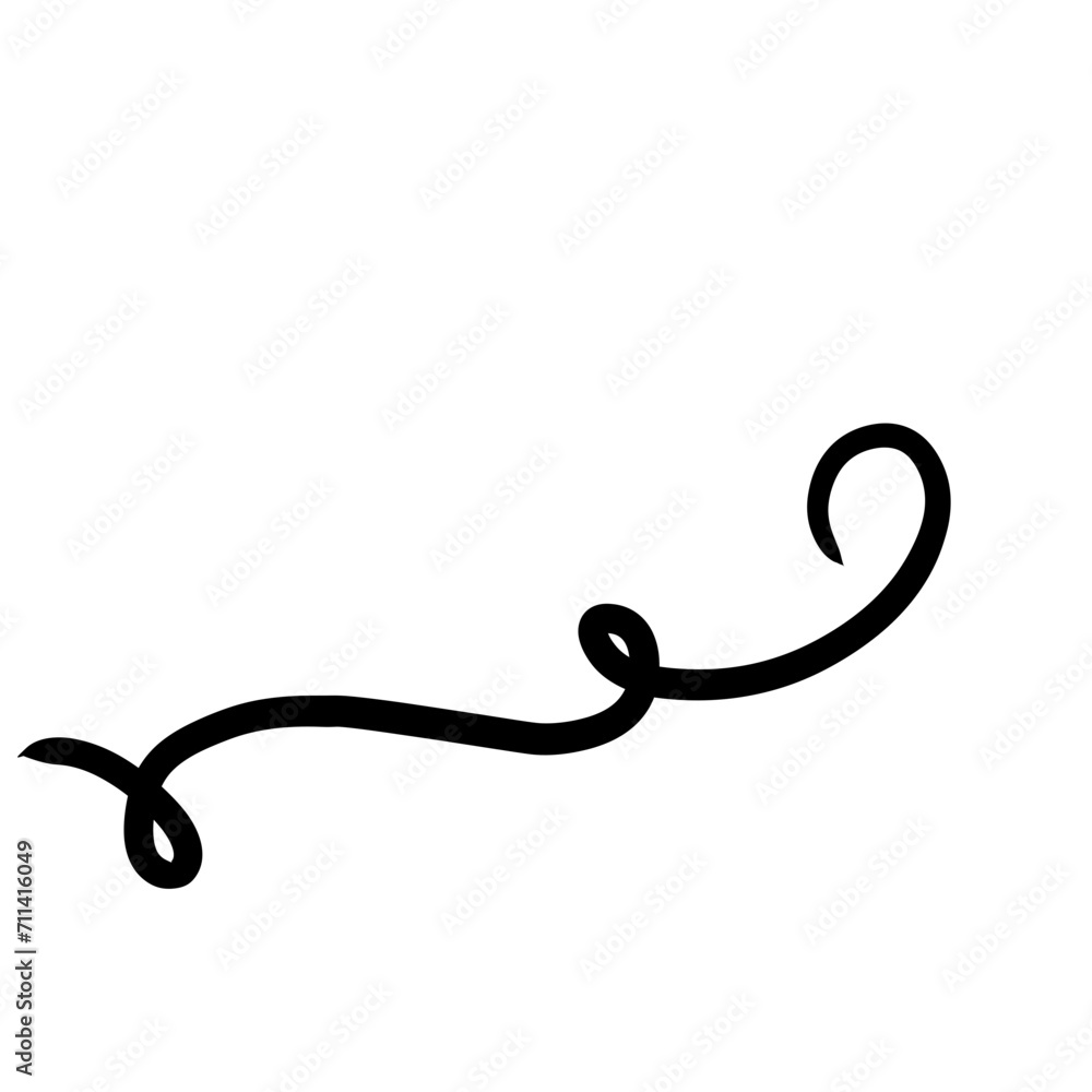 Calligraphic swirl flourish collection Calligraphic swirl flourish collection