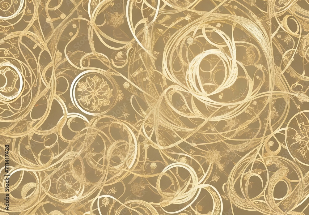 Seamless background pattern - gold wallpaper - vector Illustration
Seamless background pattern - gold wallpaper - vector Illustration